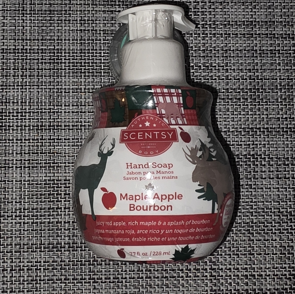 New Scentsy Maple Apple Bourbon Hand Soap